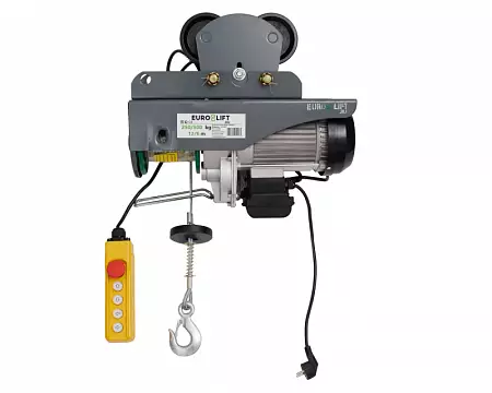 Лебедка электрическая передвижная KX 500 г/п 250/500 кг, в/п 12/6 м