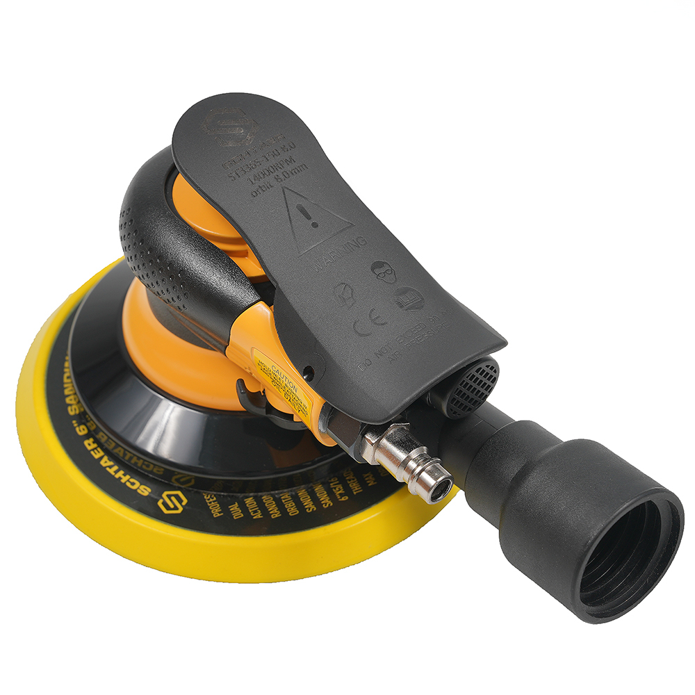 Пневматическая шлифовальная машинка SCHTAER ST336S-150-2.5 (Ø150 мм, эксцентрик 2,5 мм, ЦСП) - 2
